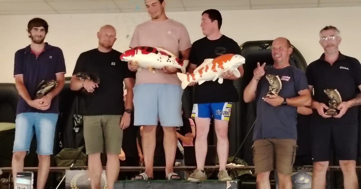 Verdun-Ciel. 352 kg de poissons pêchés par les gagnants de l’enduro carpes