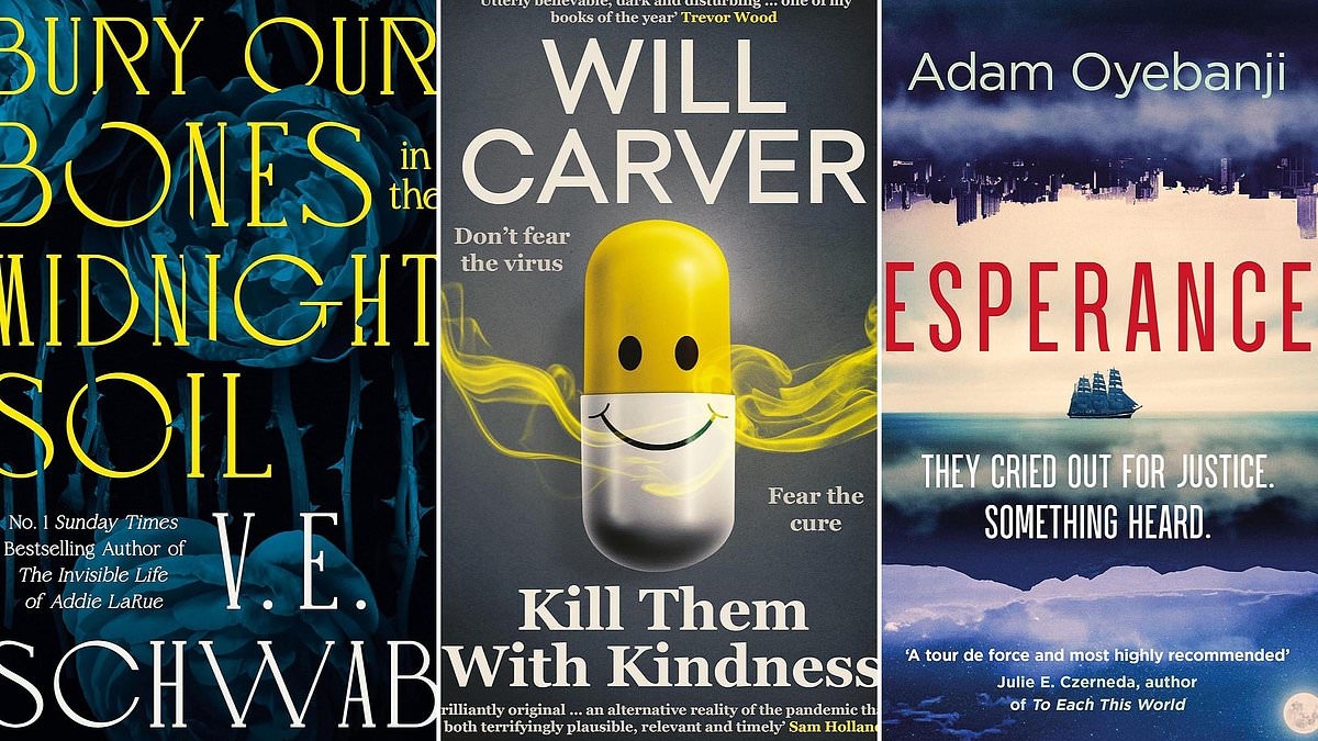 From bloodsucking vampires to time travelling humanoids; the best Science Fiction out this month: Bury Our Bones in the Midnight Soil by V. E. Schwab, Kill Them with Kindness by Will Carver, Esperance by Adam Oyebanji