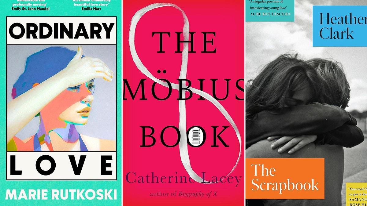Heartbreak and troubles abound in this week's literary fiction: The Scrapbook by Heather Clark, Ordinary Love by Marie Rutkoski, The Mobius Book by Catherine Lacey