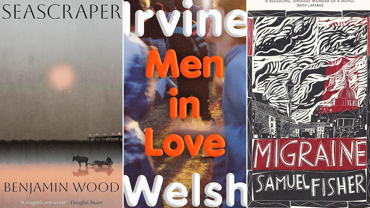 Ficção literária desta semana: HOMENS APAIXONADOS de Irvine Welsh, SEASCRAPER de Benjamin Wood, ENXAQUECA de Samuel Fisher