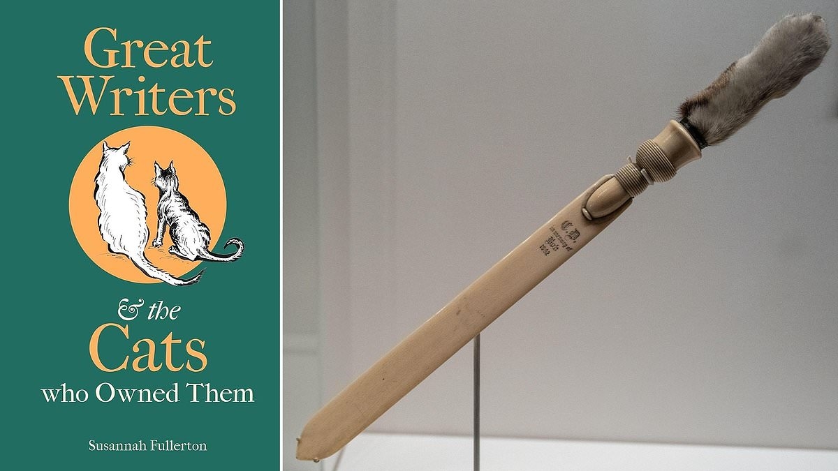 Great writers and the cats who owned them by Susannah Fullerton: Charles Dickens and his furry, feline letter opener
