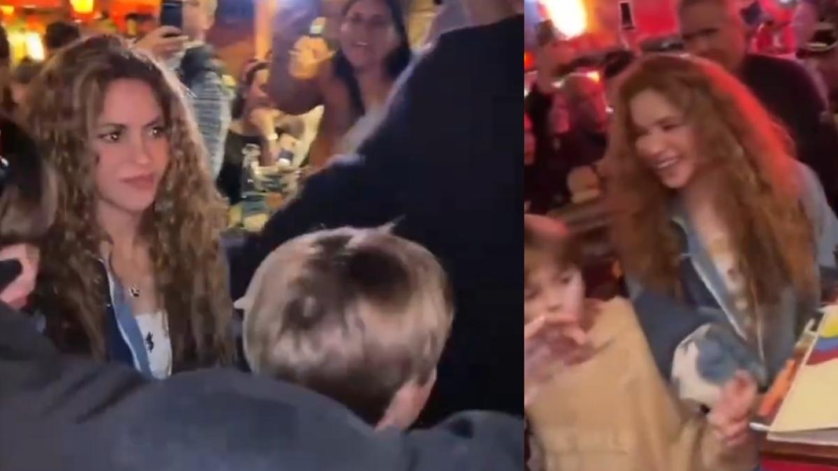 Shakira verrast door verschijning met haar kinderen in de Zona T, in Bogotá: het zorgde voor sensatie