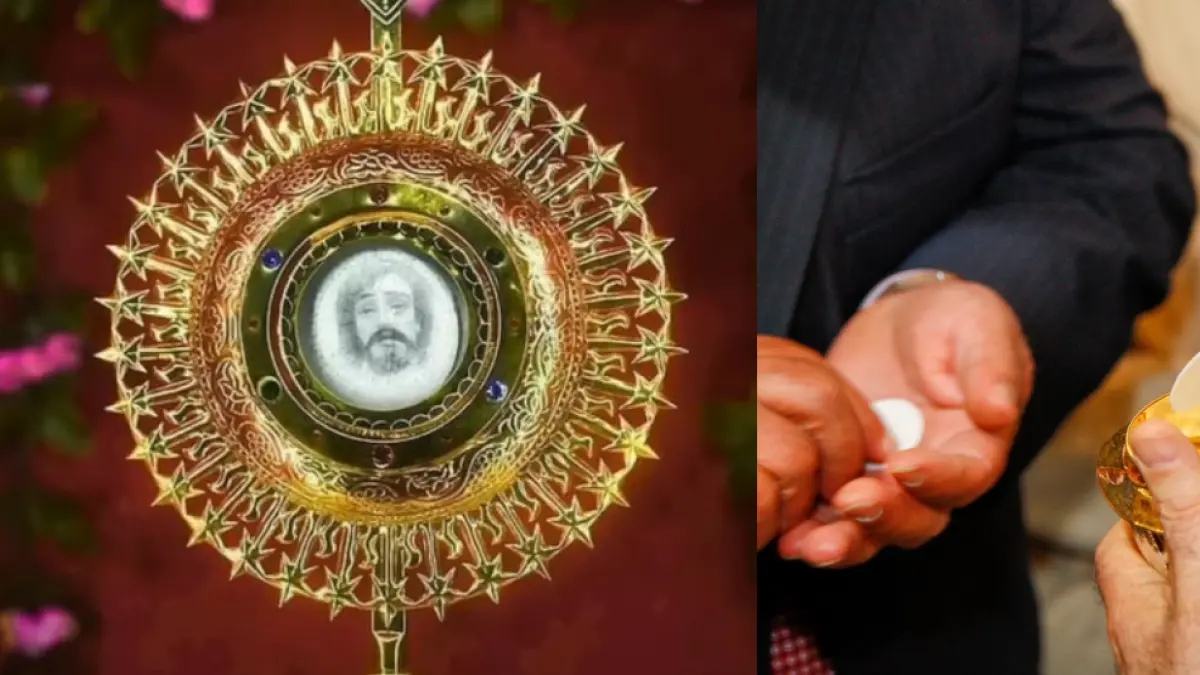Vaticano reconoció una hostia consagrada con el rostro de Jesús como un milagro