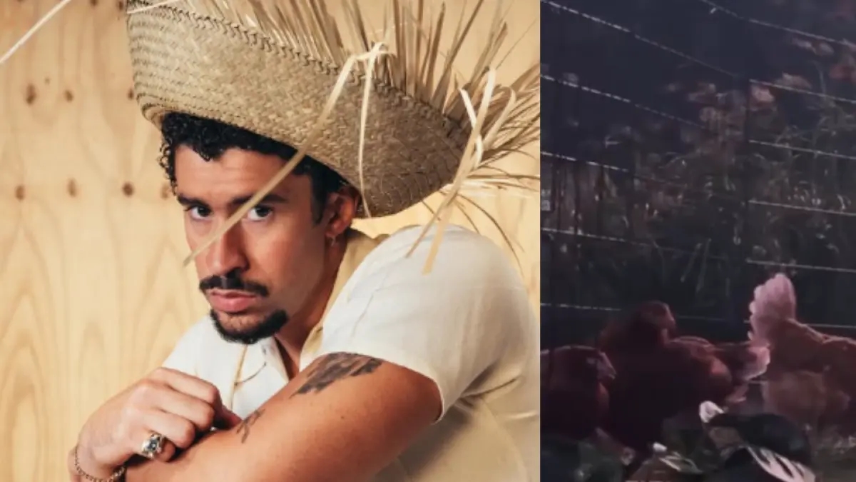 Dierenrechtenorganisatie klaagt Bad Bunny aan voor het gebruik van levende kippen tijdens zijn concerten.