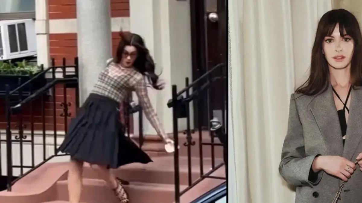 Anne Hathaway sufrió un accidente durante el rodaje de ‘El diablo viste a la moda 2’