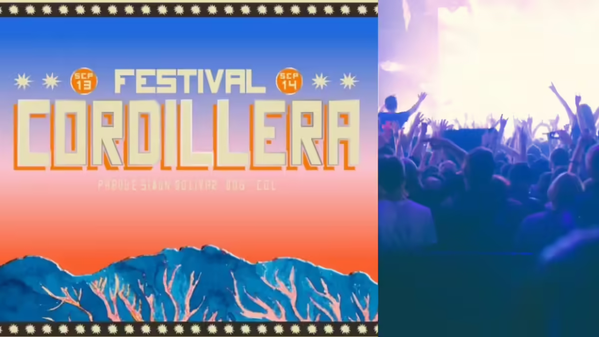 Here's what you can and can't bring to the Cordillera Festival in Simón Bolívar Park.