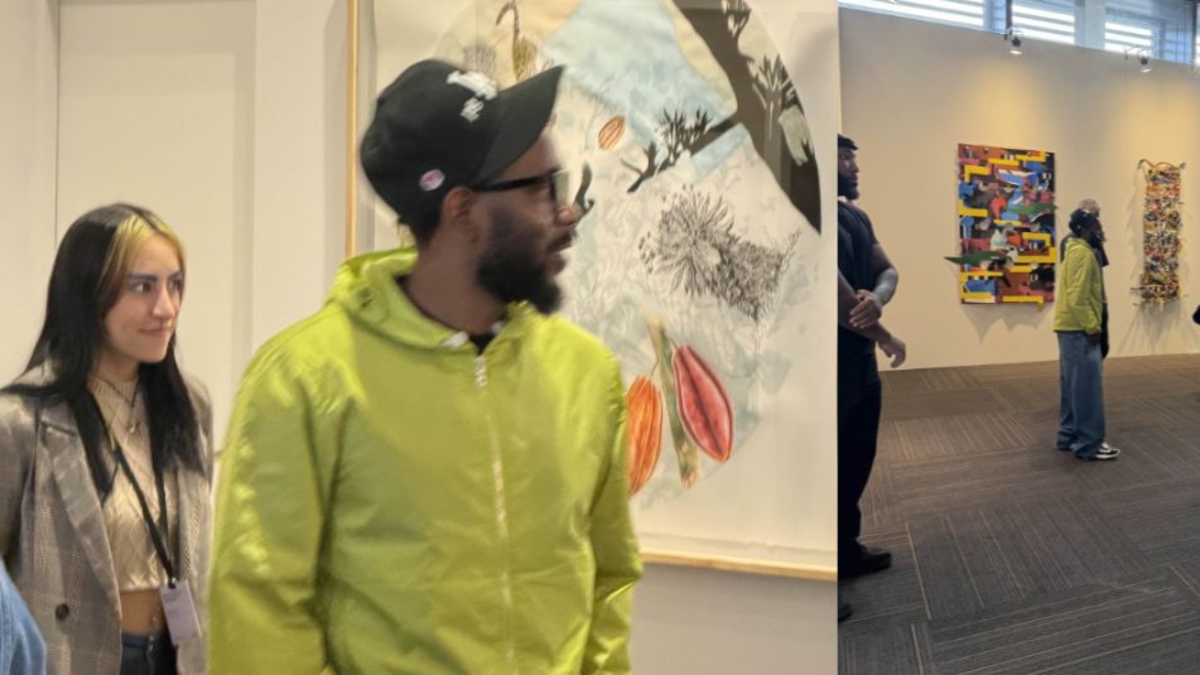 Kendrick Lamar visited ARTBO hours before his concert at Vive Claro in Bogotá: see the photos here.