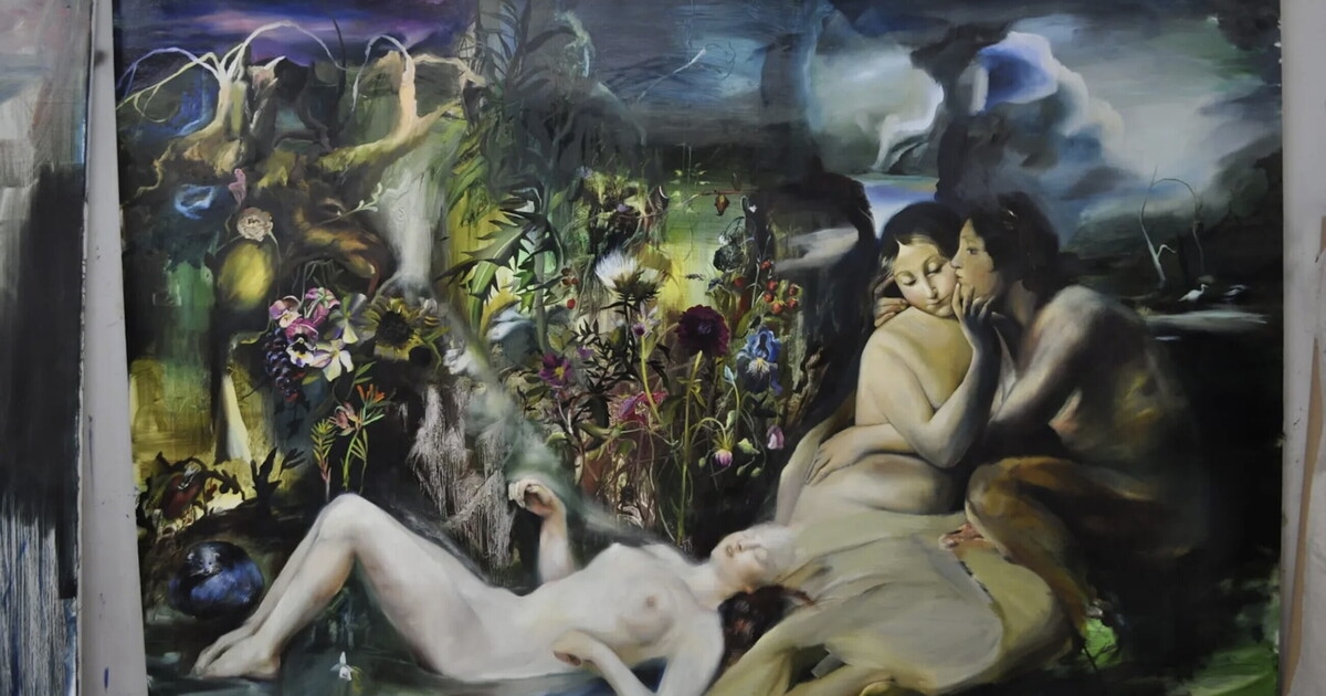 Фигуры, выставленные в музее Пилотта в Парме, куратор — Камилло Лангоне