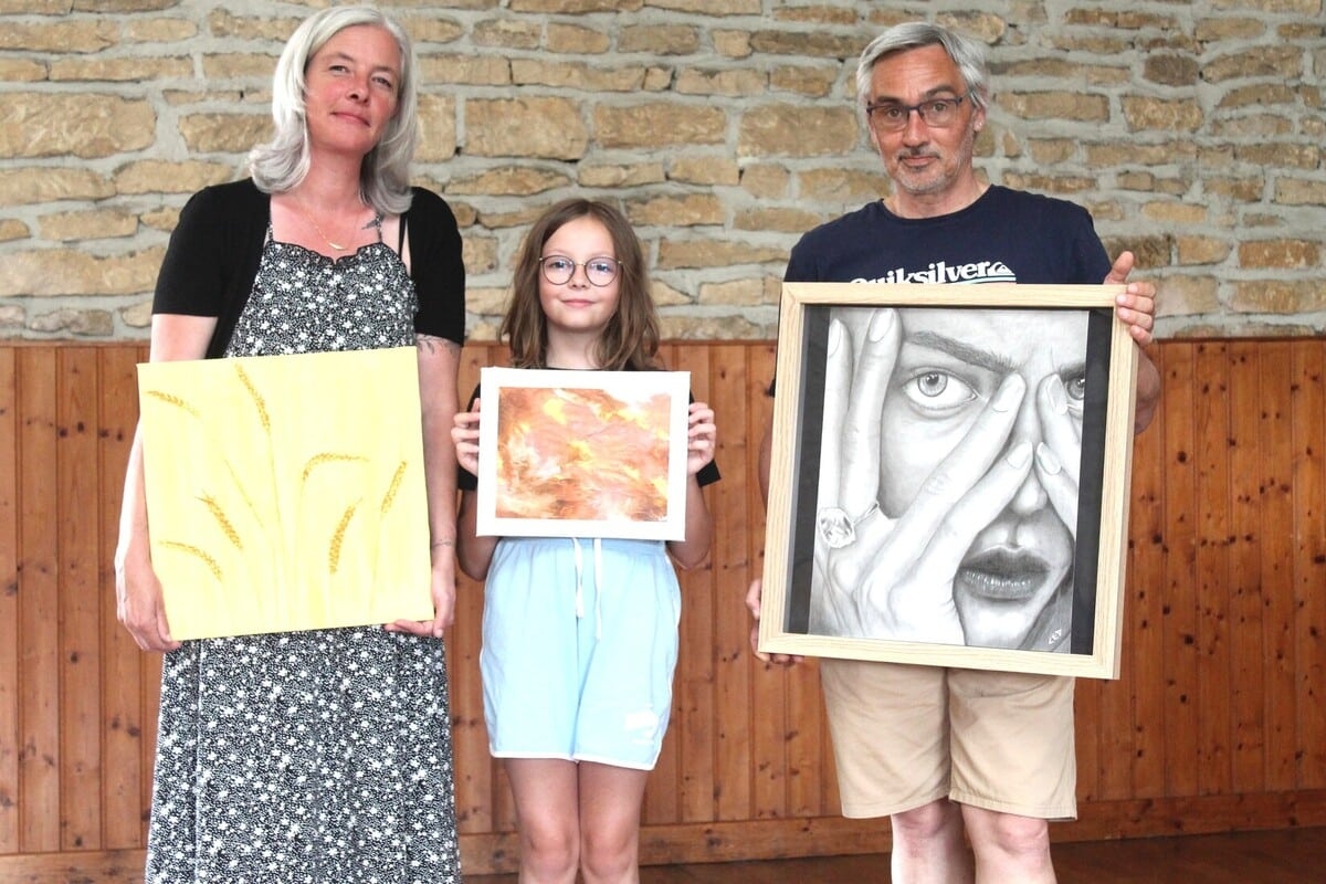 Exhibition: three artists, three styles