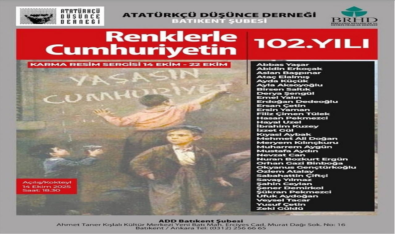 ADD's special exhibition for the 102nd anniversary of the Republic
