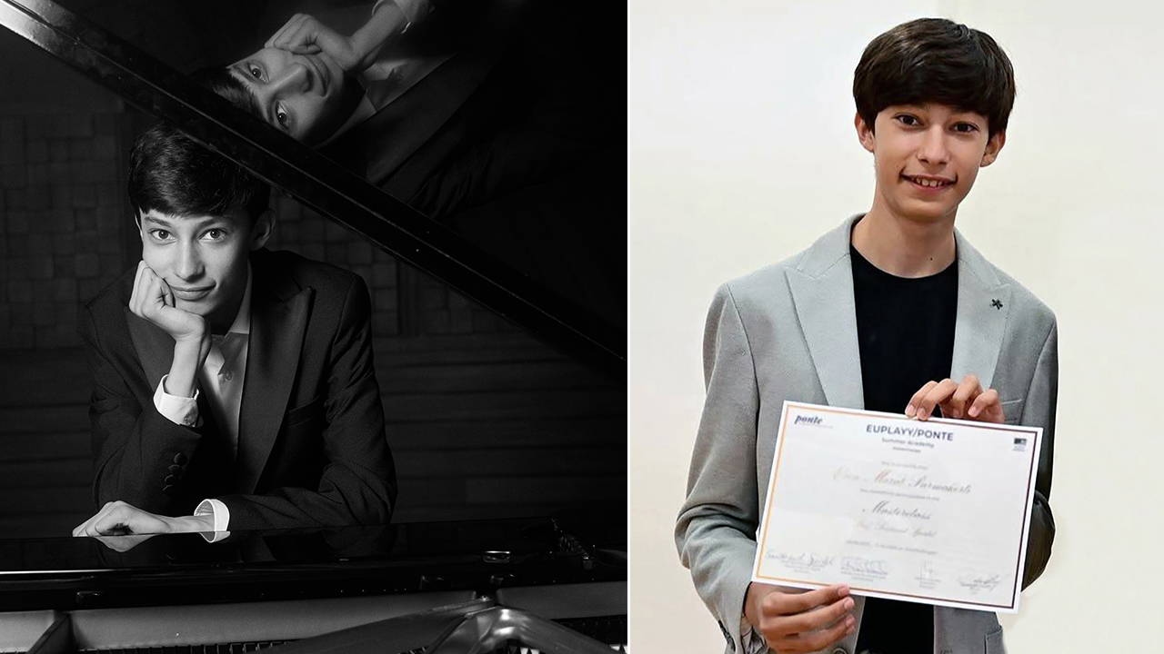 Great success of the young pianist