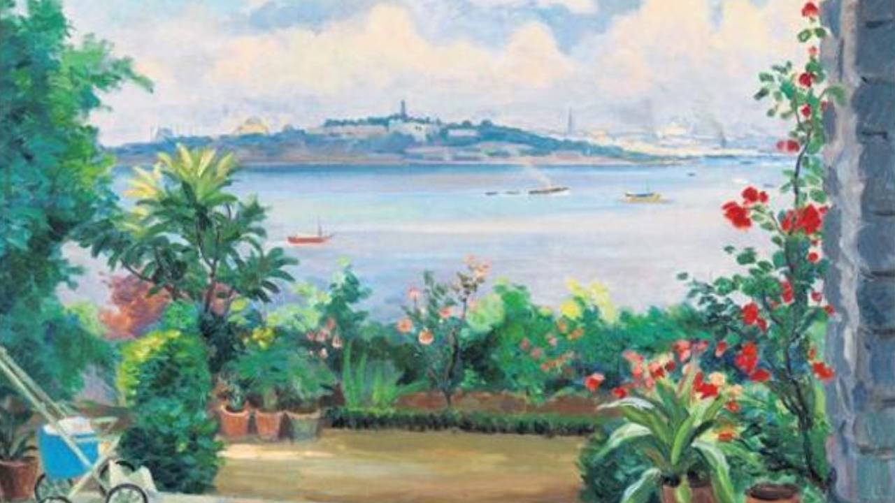 Exposições 'Pintura de Istambul' e 'Escrito e Desenhado por Latif Demirci' na Antalya Culture and Arts