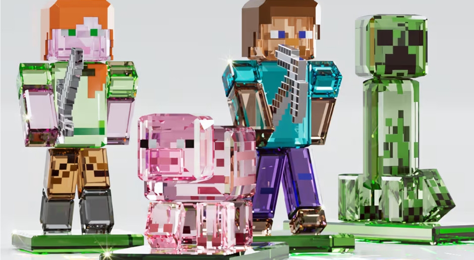 Minecraft Deluxe Edition? Swarovski Turns Pixels into Crystals