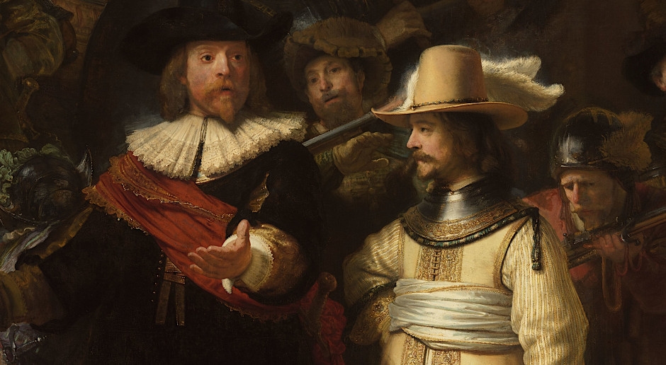 Uma descoberta surpreendente em "A Ronda Noturna". Rembrandt plagiou?