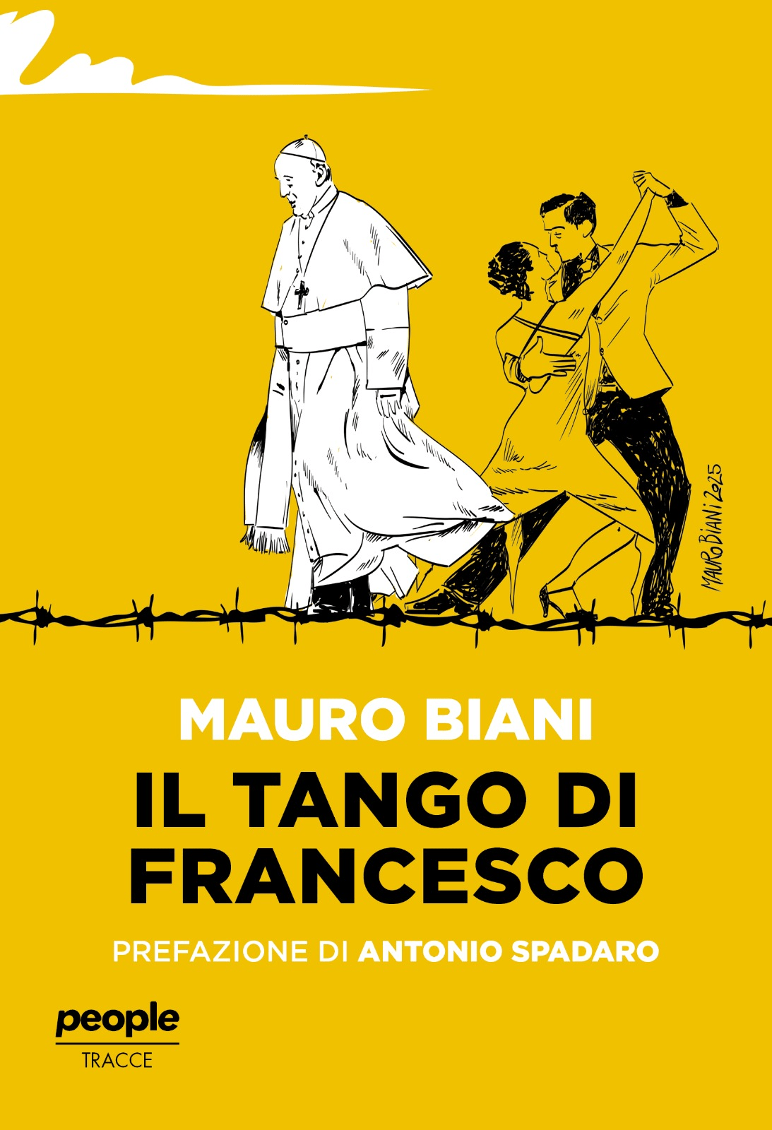 Il vignettista Mauro Biani dedica un libro a Papa Bergoglio, 'Il tango di Francesco'