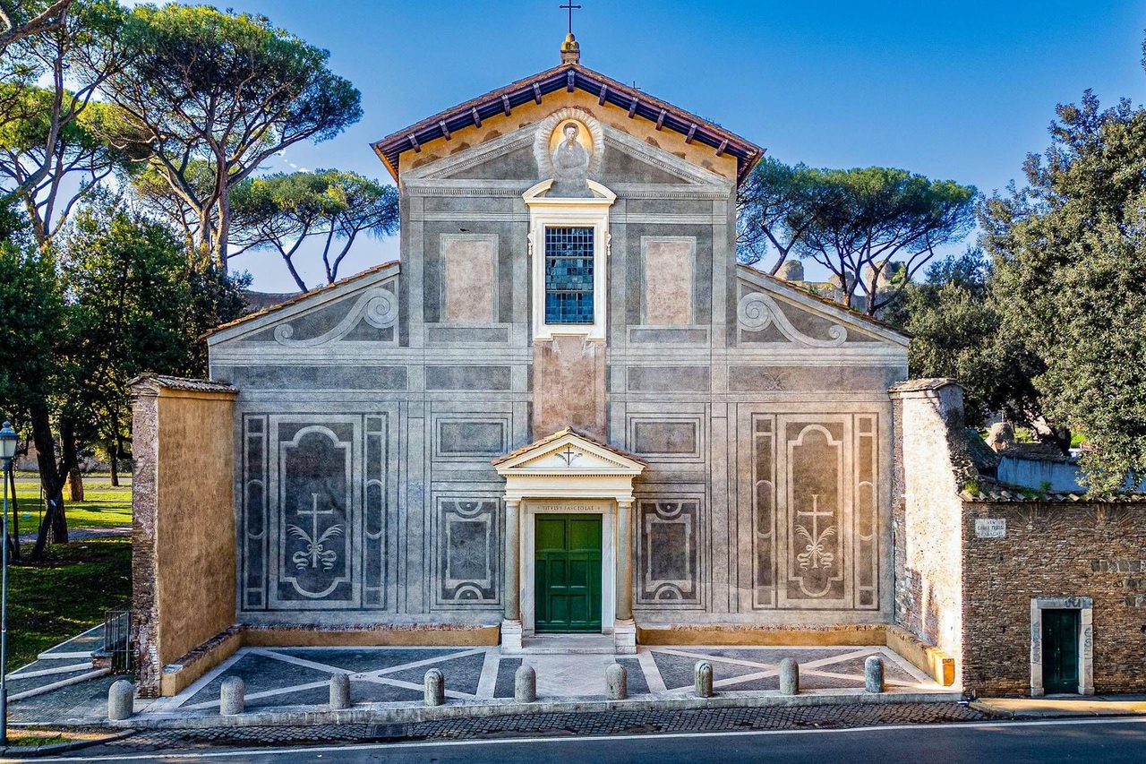 Se ha restaurado la fachada de la Iglesia de los Santos Nereo y Aquiles en Roma