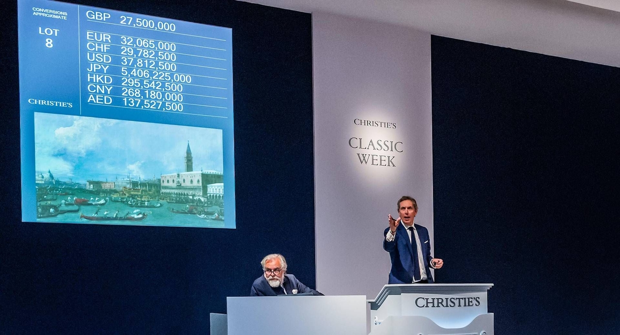 Canaletto stellt Rekorde mit einem Meisterwerk des Venedigs des 18. Jahrhunderts auf