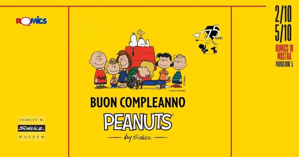 'Peanuts'a mutlu yıllar! Romics, çizgi romanın 75. yıl dönümünü kutlayan bir sergiye ev sahipliği yapıyor.