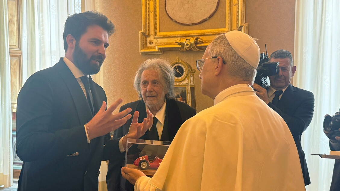 Al Pacino, recibido en audiencia por el Papa León, supera a Scorsese