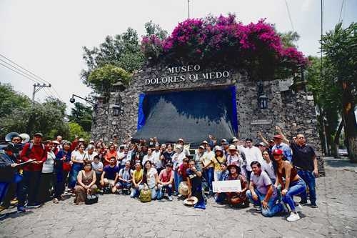 I cittadini chiedono la riapertura del Museo Dolores Olmedo nella sua sede originale.