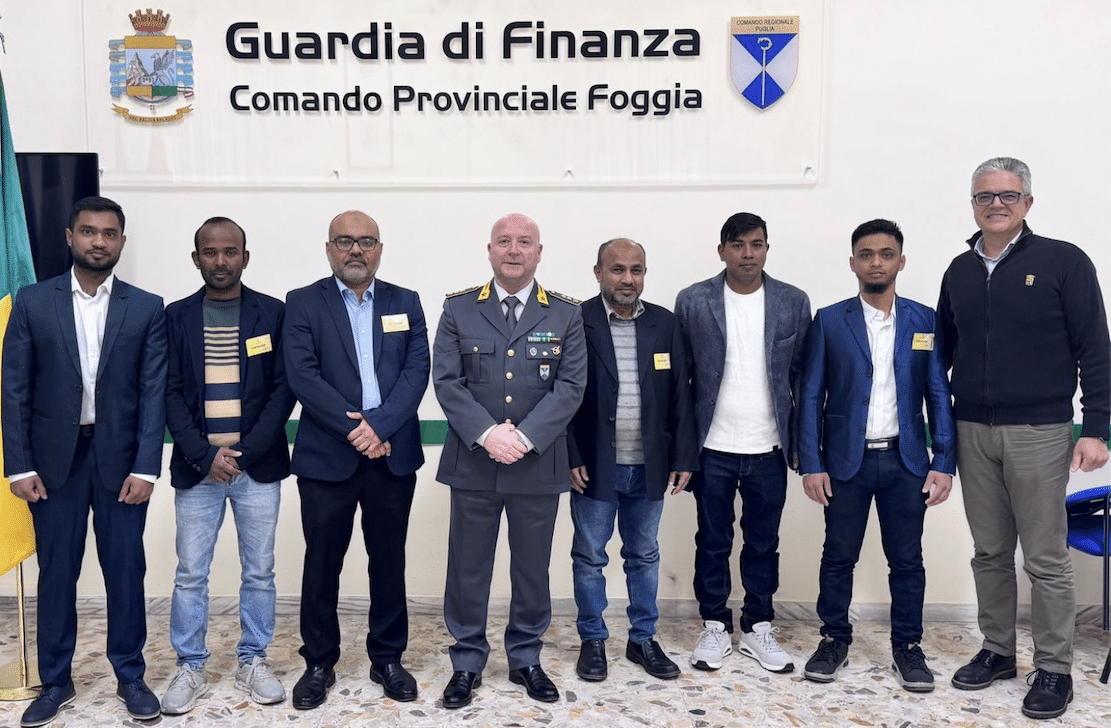 Legality and integration: the Islamic Center of Foggia supports the Guardia di Finanza.